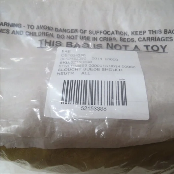 NWT Free People Slouchy Suede Chain Shoulder Bag Color: Burnt Bowen MSRP $58 - Picture 5 of 16